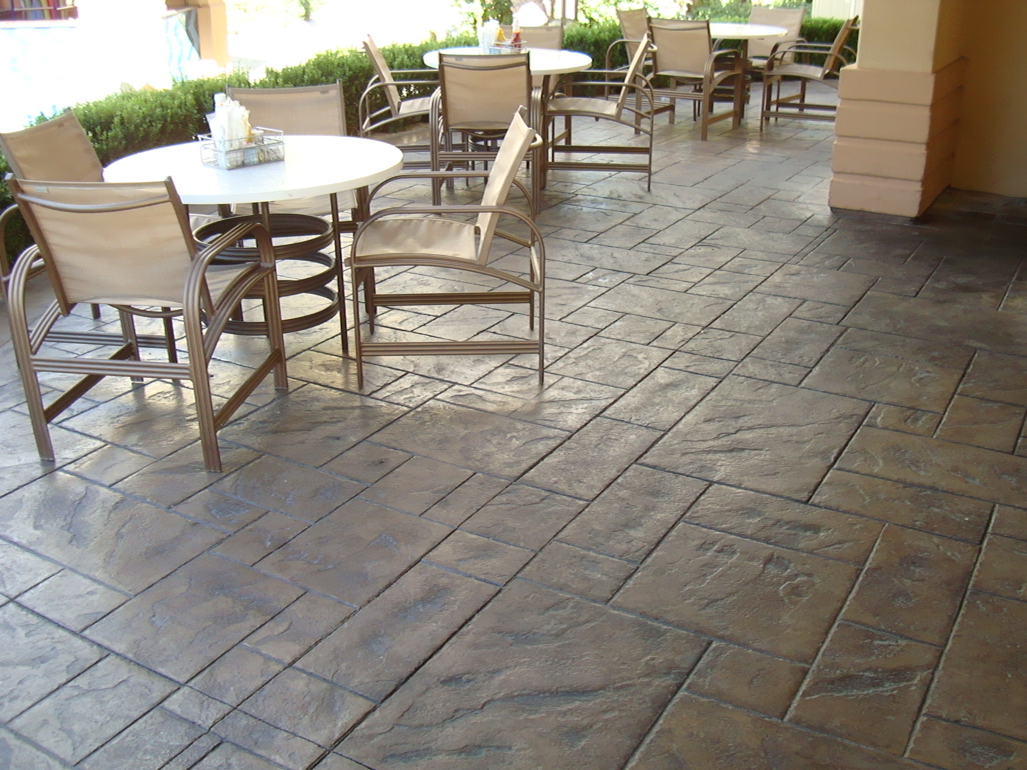 Concrete Outdoor Patio Decorative Contractor Best Of Thin throughout measurements 2048 X 1536