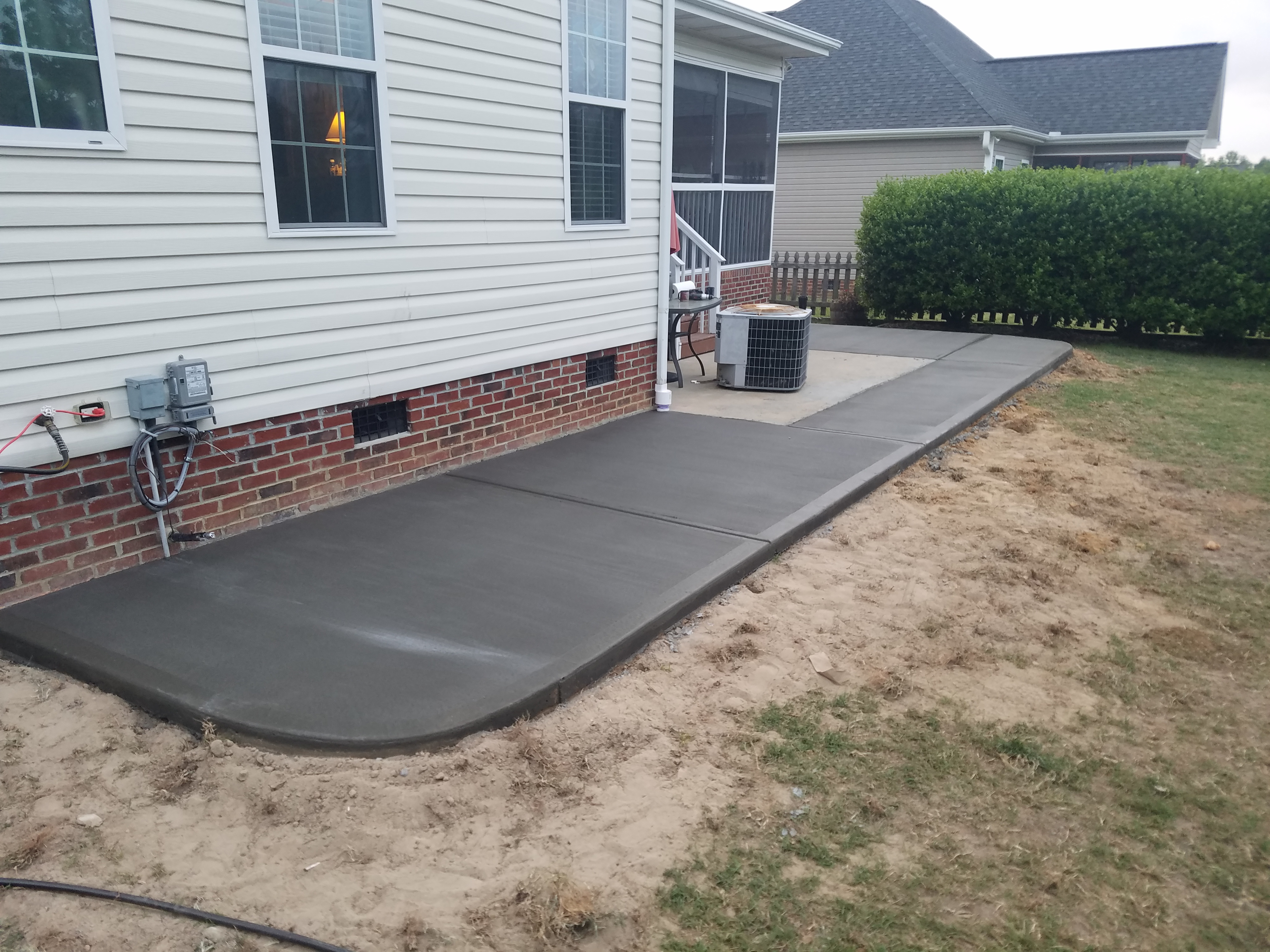 Concrete Patios Raleigh Nc Stamped Custom Simple intended for measurements 4032 X 3024