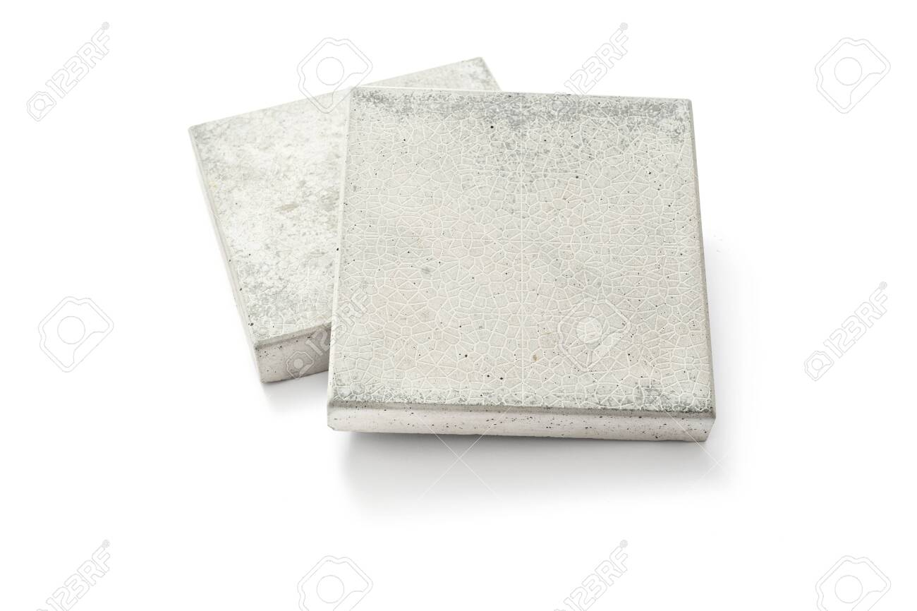 Concrete Paving Slab In Square Shape On White Background regarding measurements 1300 X 866