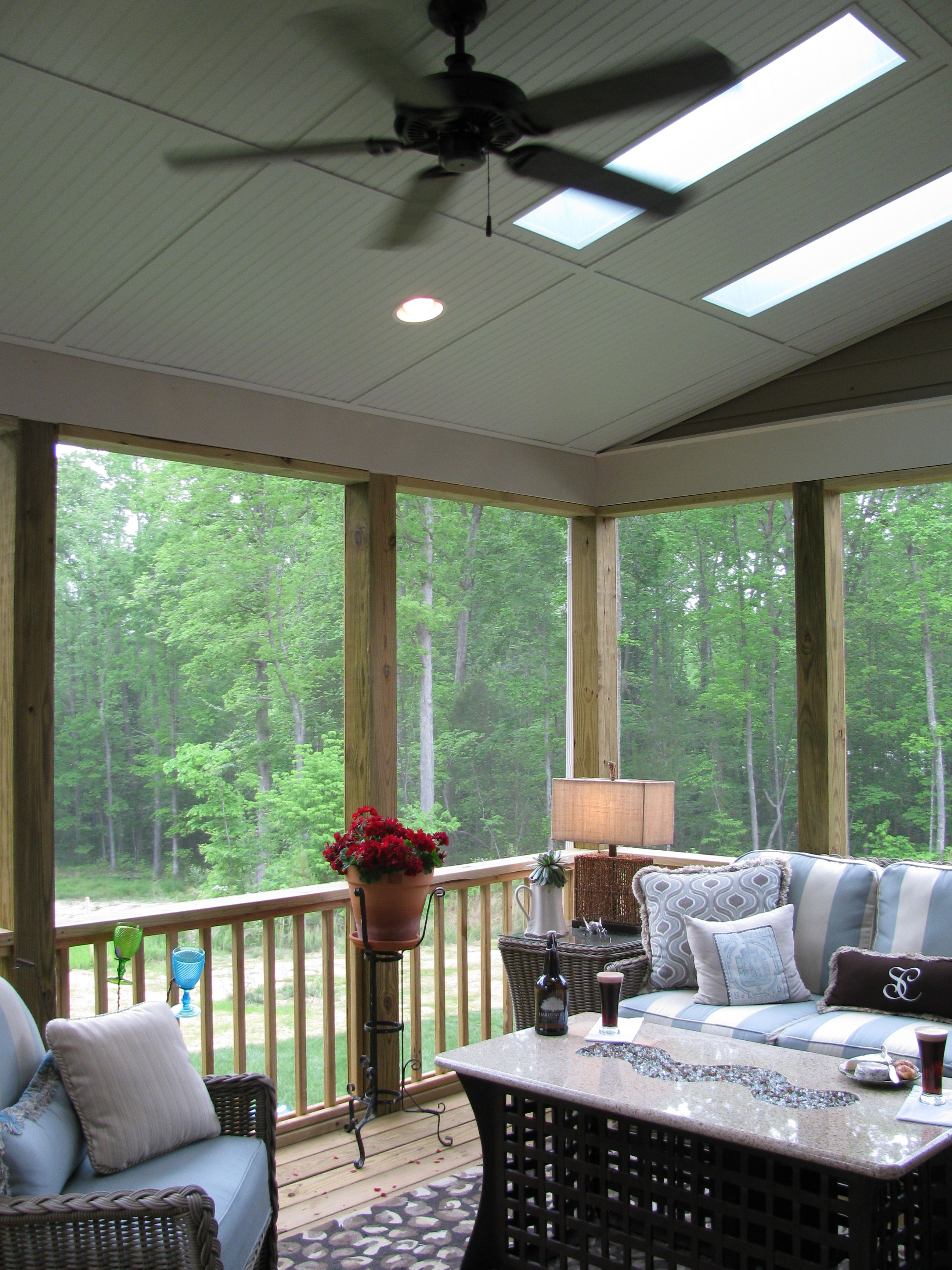 Convert The Deck To A Screened In Covered Porch With within dimensions 2592 X 3456