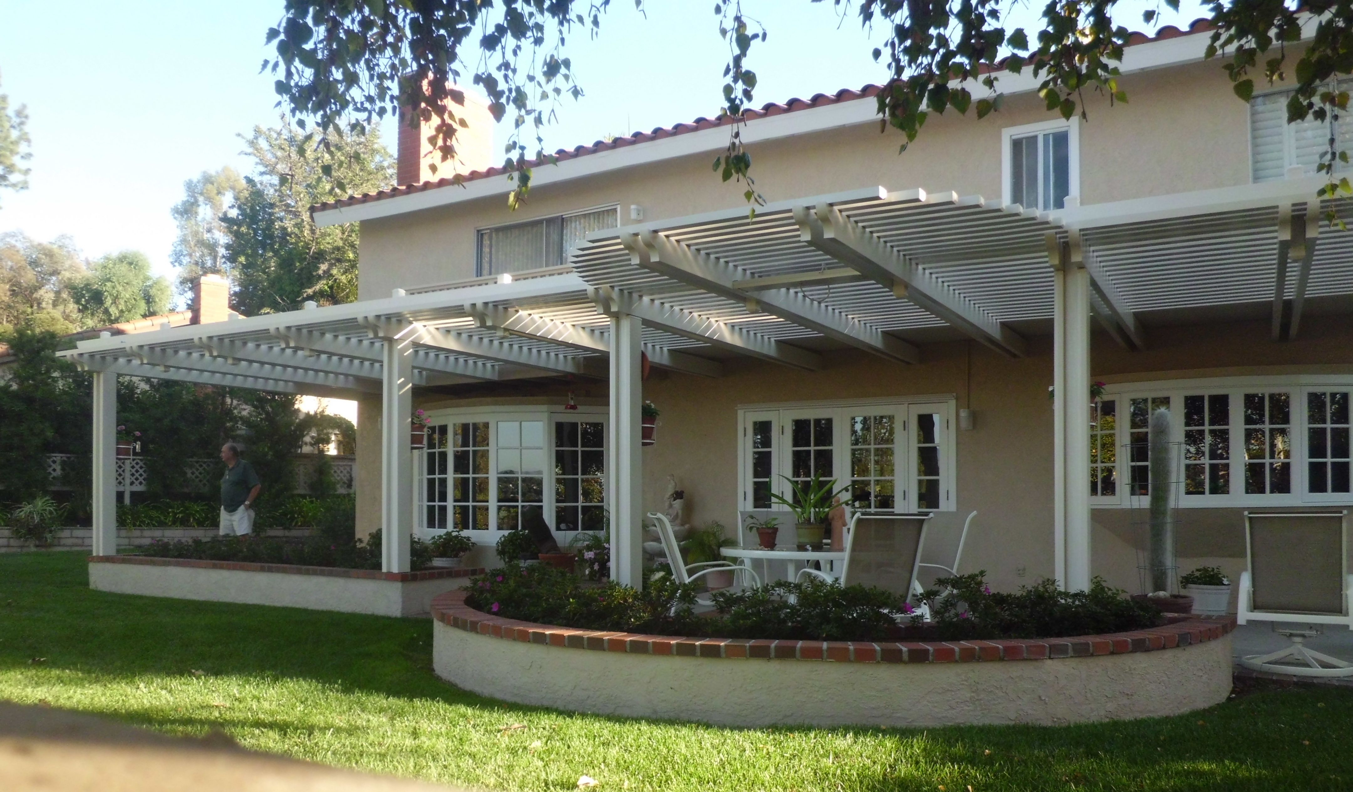 Covered Patio Ideas Open Patio Cover With Radius The pertaining to size 4320 X 2530