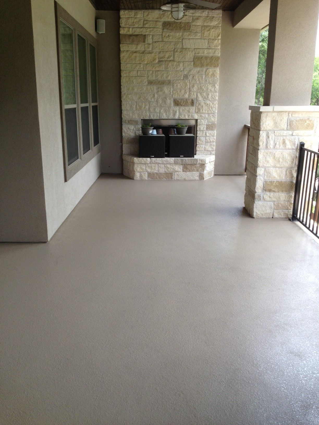 Custom Painted Concrete Patio Custom Color Created To Match inside measurements 1224 X 1632