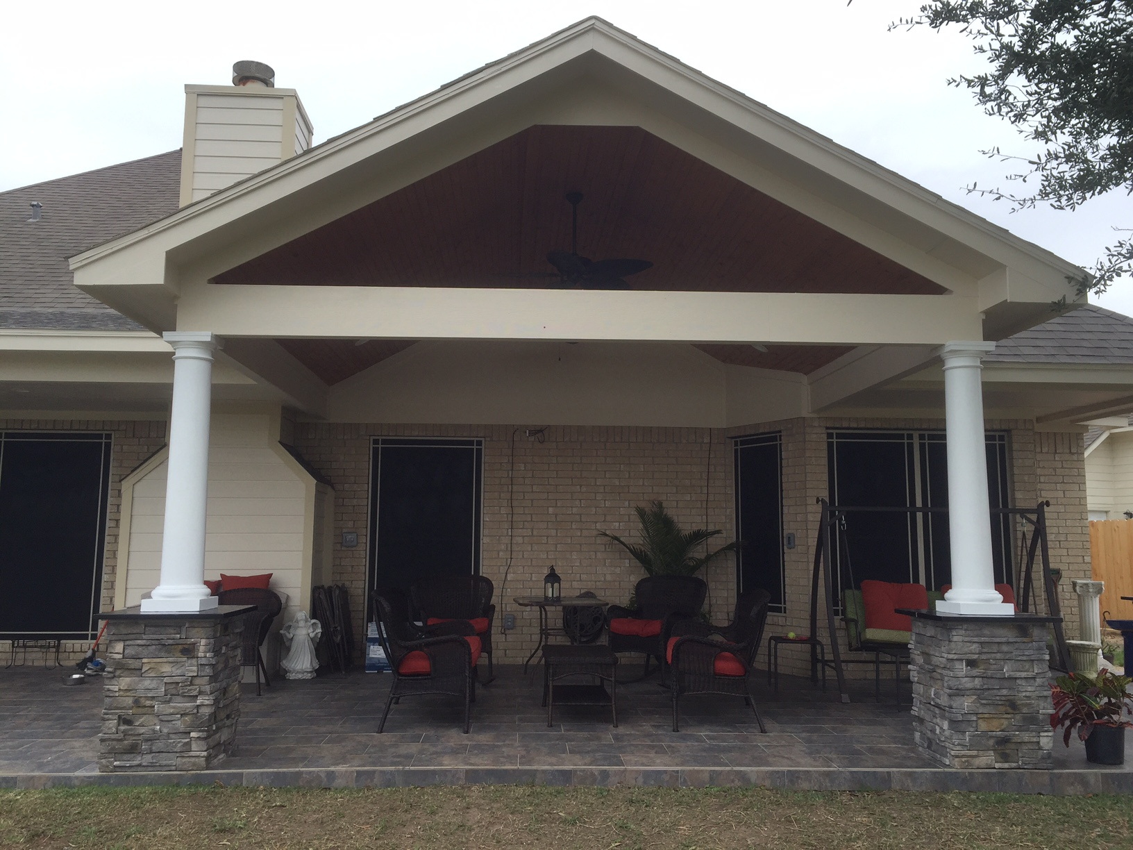 Custom Patio Covers And Pergolas Built Sugar Land pertaining to proportions 1632 X 1224