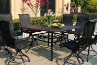 Darlee Victoria 9 Piece Resin Wicker Counter Height Patio Dining Set With Swivel Chairs regarding measurements 1500 X 1500