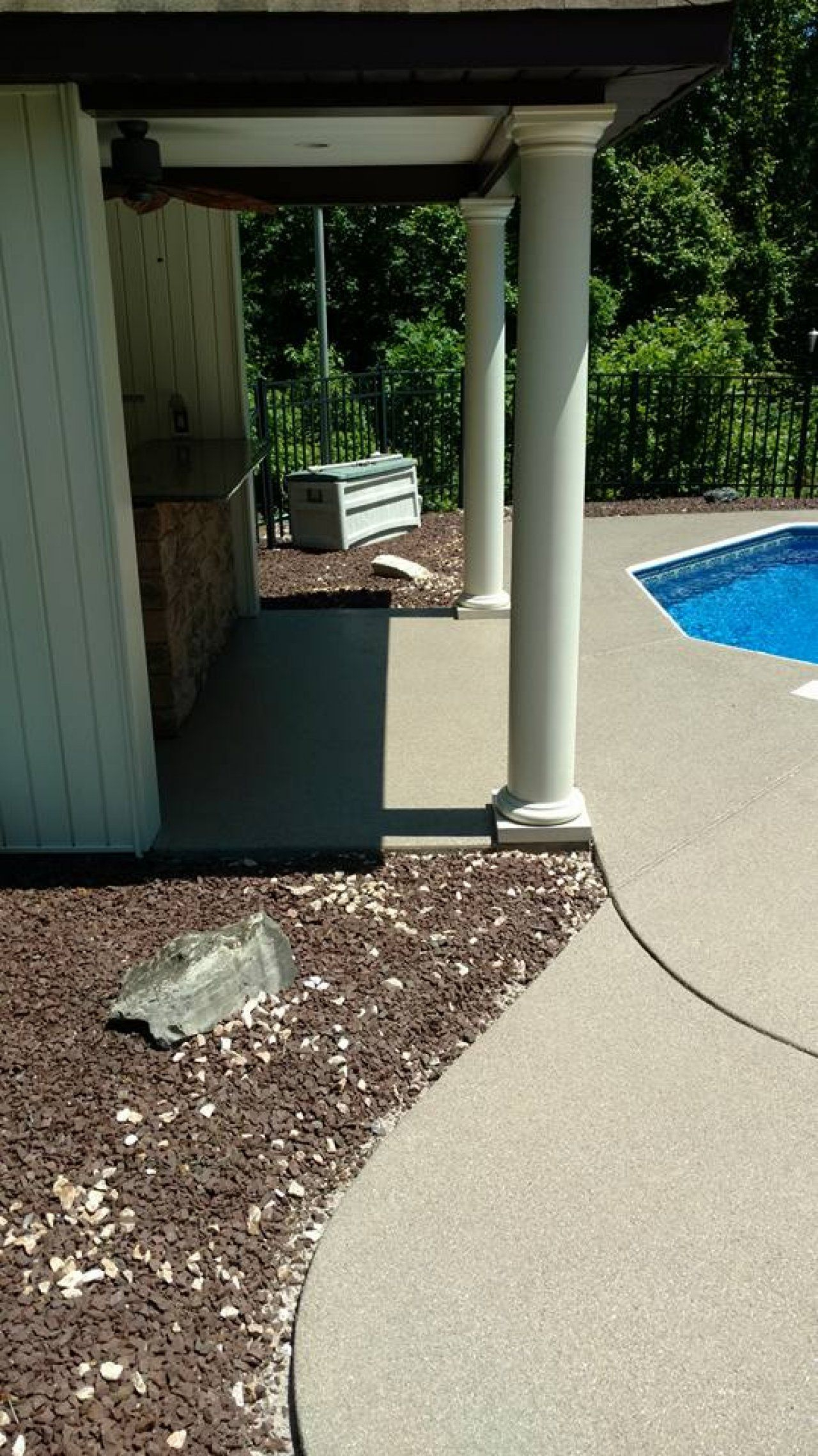 Decorative Graniflex Pool Deck Newark De Gallery for proportions 1280 X 2275