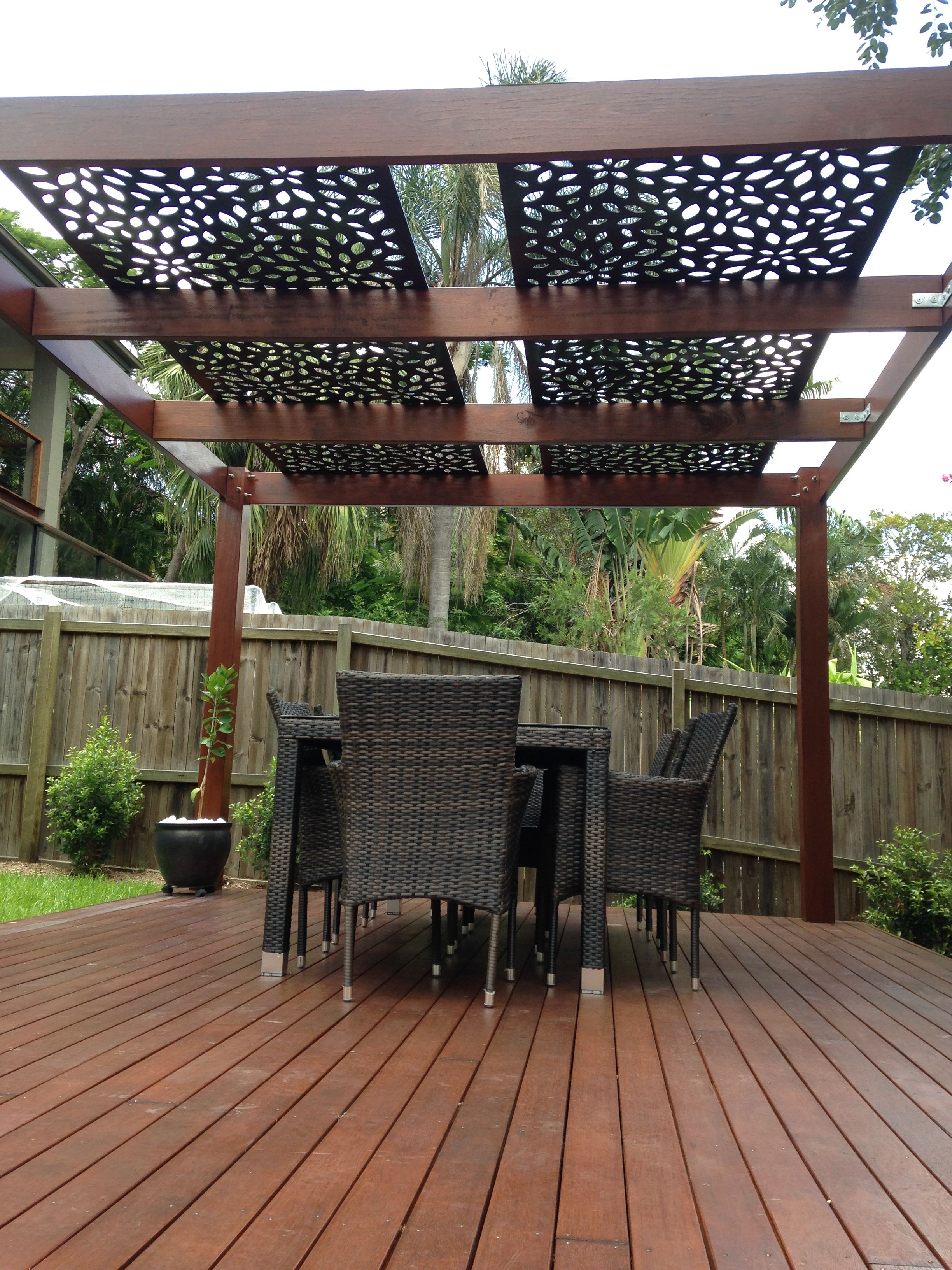 Decorative Screening On Pergola Roof Privacy Screens pertaining to size 2448 X 3264