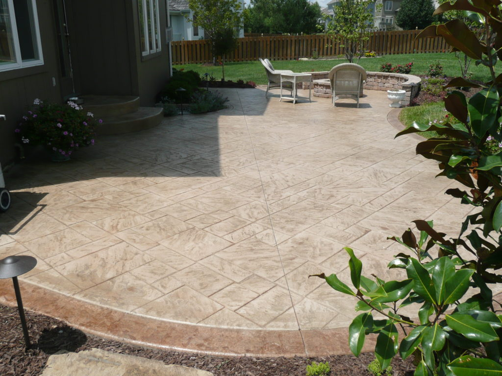 Decorative Stamped Concrete Aesthetic Concrete Designs throughout measurements 1024 X 768