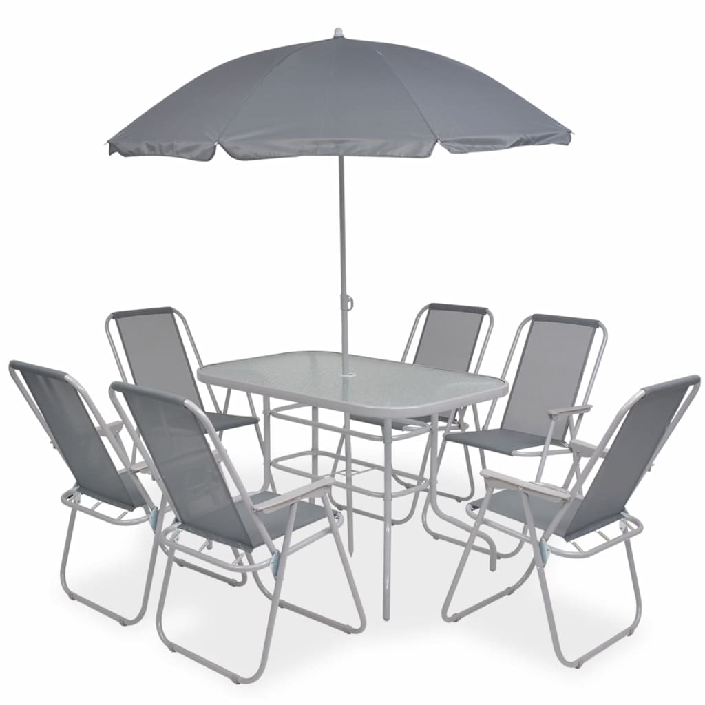 Details About 6 8 Piece Garden Furniture Outdoor Patio Dining Set With Parasol 46 Seater New regarding measurements 1024 X 1024