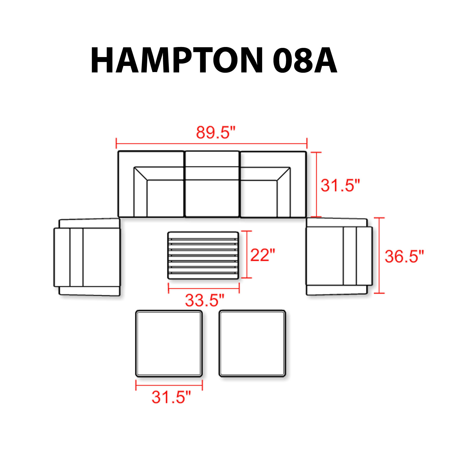 Details About Hampton 8 Piece Outdoor Wicker Patio Furniture Set 08a 2 For 1 with measurements 1600 X 1600