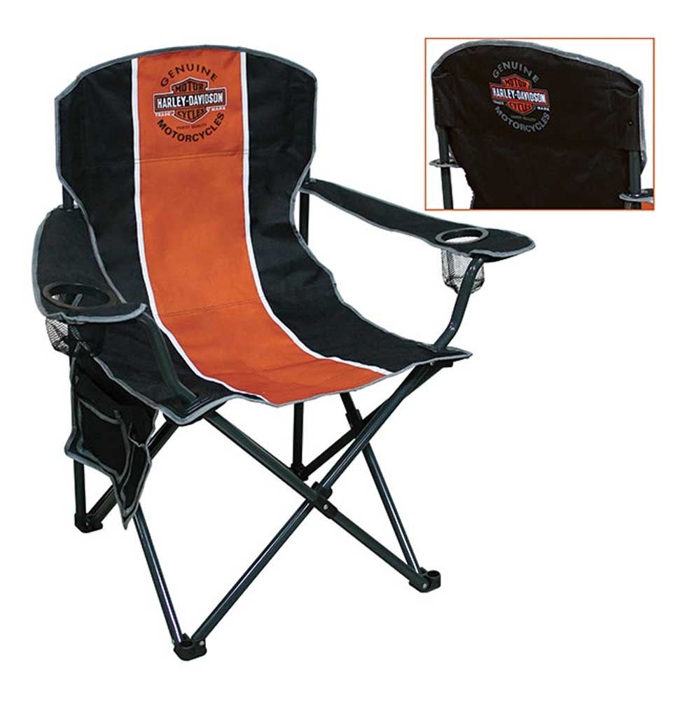 Details About Harley Davidson Bar Shield Compact Chair X Large Size W Carry Bag Ch31264 inside size 971 X 1001