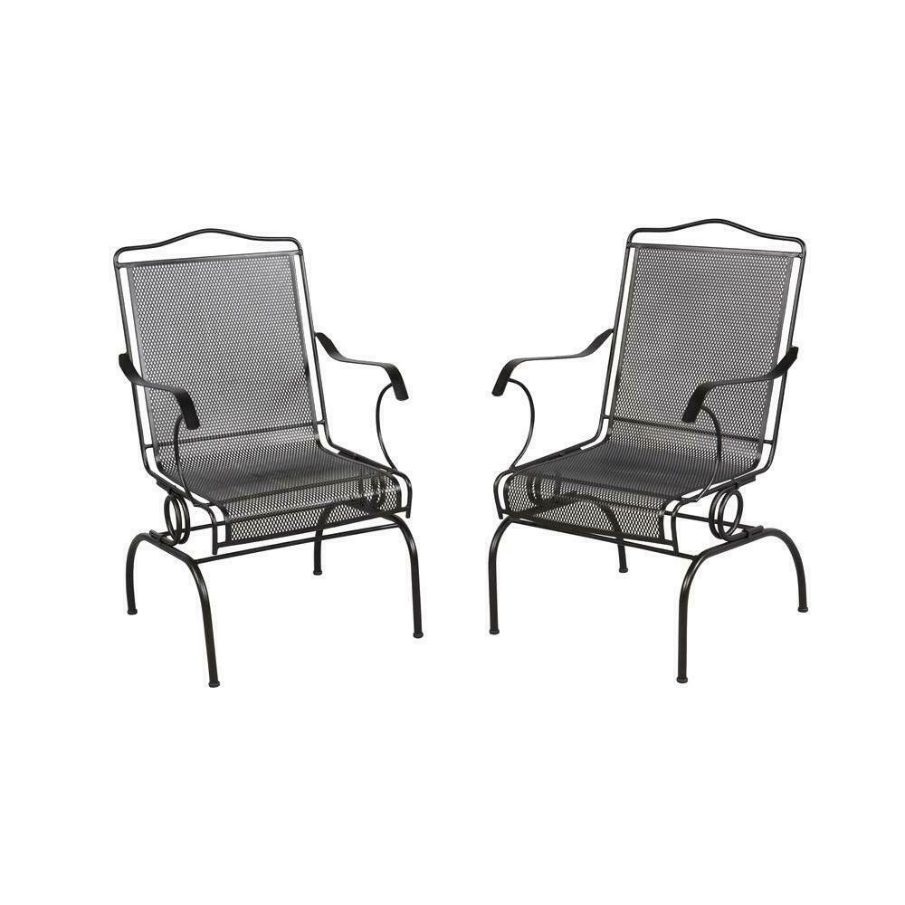 Details About Patio Chairs Set Of 2 Garden Furniture Outdoor Pool Deck Rocking Dining Action intended for sizing 1000 X 1000