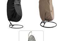 Details About Rattan Swing Chair Cover Blackbeige Hanging Rattan Swing Patio Egg Chair Cover in size 1600 X 1600