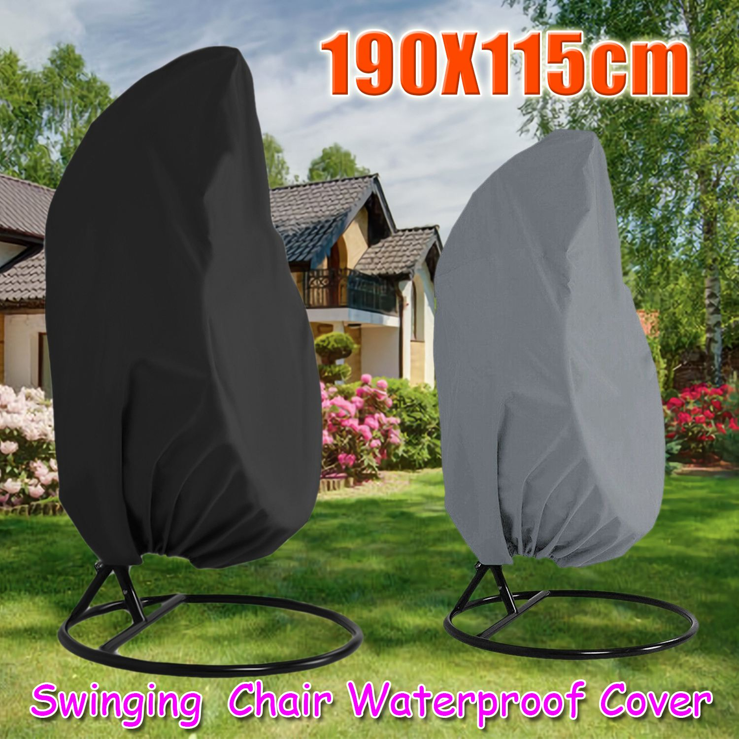 Details About Waterpoof Hanging Swing Chair Cover Garden Outdoor Dust Patio Rain Protector Uk with proportions 1500 X 1500