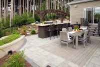 Dining Patio No Mow Forest Backyard Inver Grove Heights with size 990 X 954