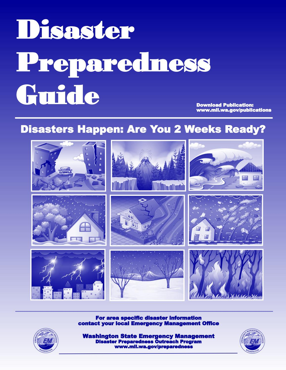 Disaster Preparedness Guide Wa State Pierce County Issuu pertaining to measurements 1156 X 1496