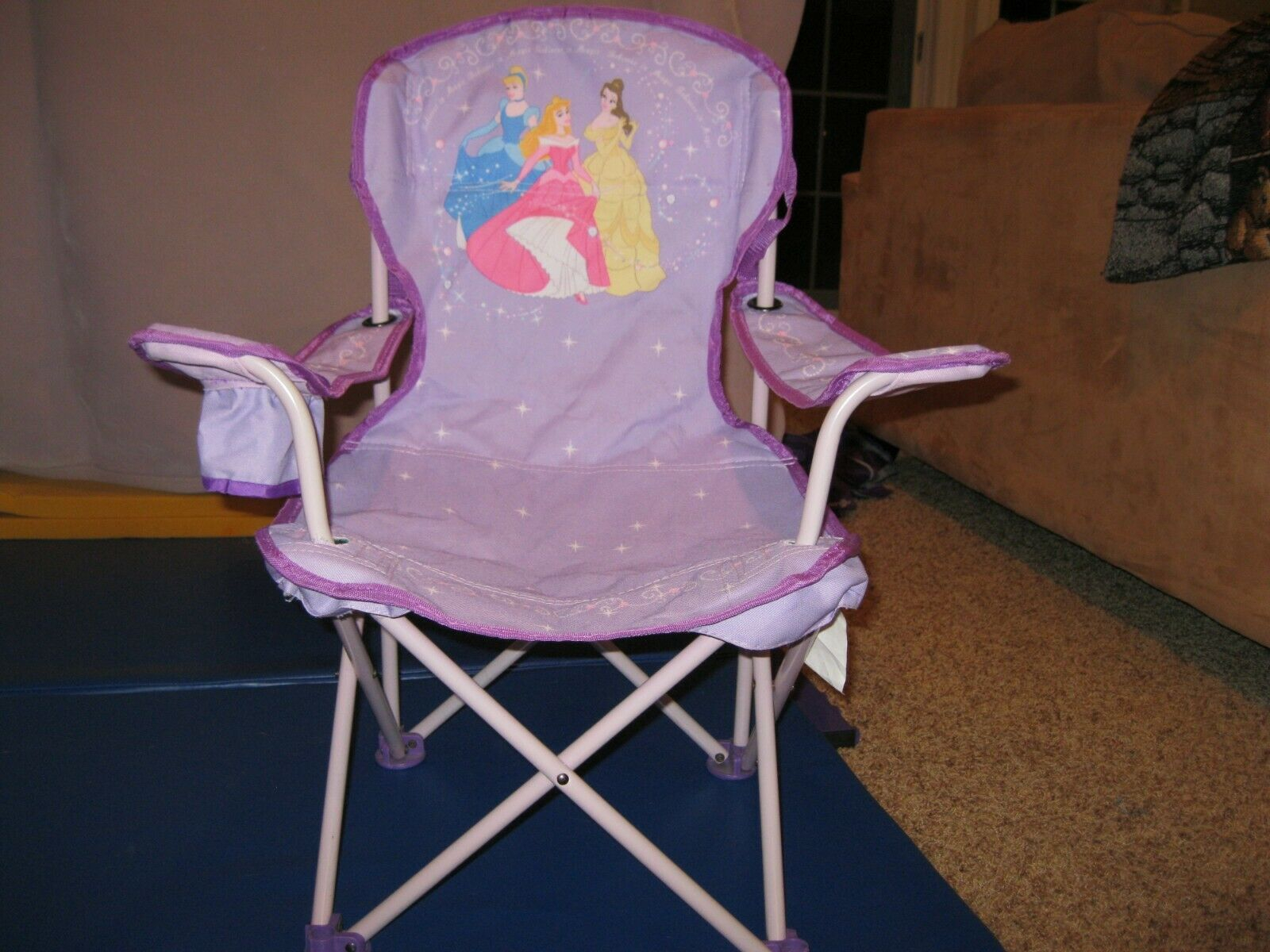 Disney Princess Fold N Go Lawn Chair With Cup Holder throughout size 1600 X 1200