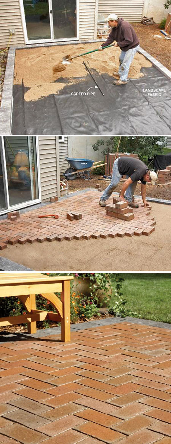 Diy Concrete Patio Cover Up Ideas The Garden Glove inside size 600 X 1556