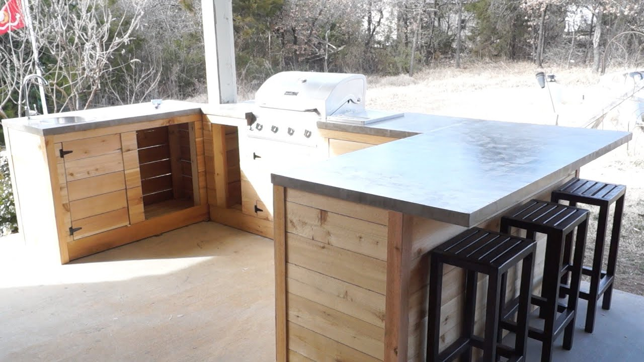 Diy Modern Outdoor Kitchen And Bar Modern Builds Ep 21 regarding proportions 1280 X 720