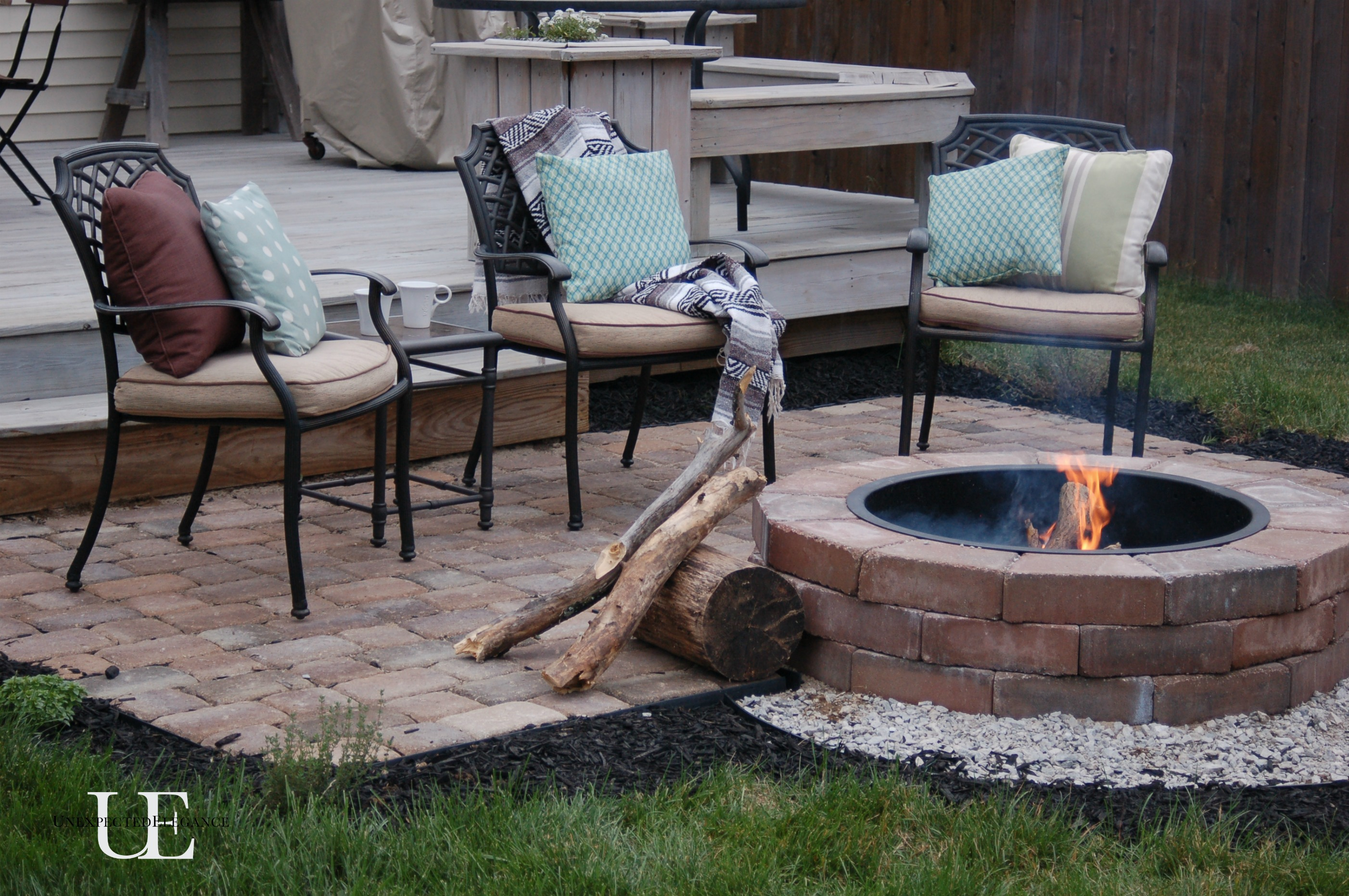 Diy Paver Patio And Firepit pertaining to measurements 2804 X 1864