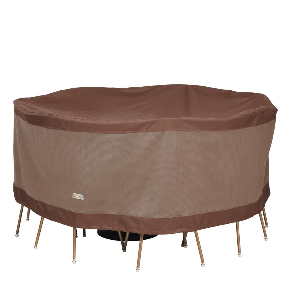 Duck Covers Ultimate 72 In Dia X 29 In H Round Table And Chair Set Cover with sizing 1000 X 1000