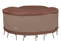 Duck Covers Ultimate 96 In Dia X 29 In H Round Table And Chair Set Cover with regard to measurements 1000 X 1000