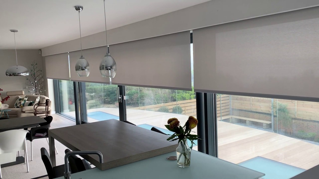 Electric Blinds For Bi Foldsliding Doors The Electric within measurements 1280 X 720