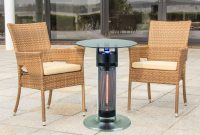 Energ 1400w Electric Infrared Bistro Table Patio Heater throughout dimensions 1499 X 1499