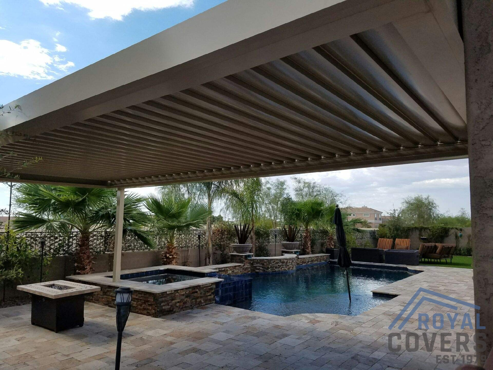 Equinox Louvered Roof System Phoenix Arizona Installations intended for dimensions 1920 X 1440