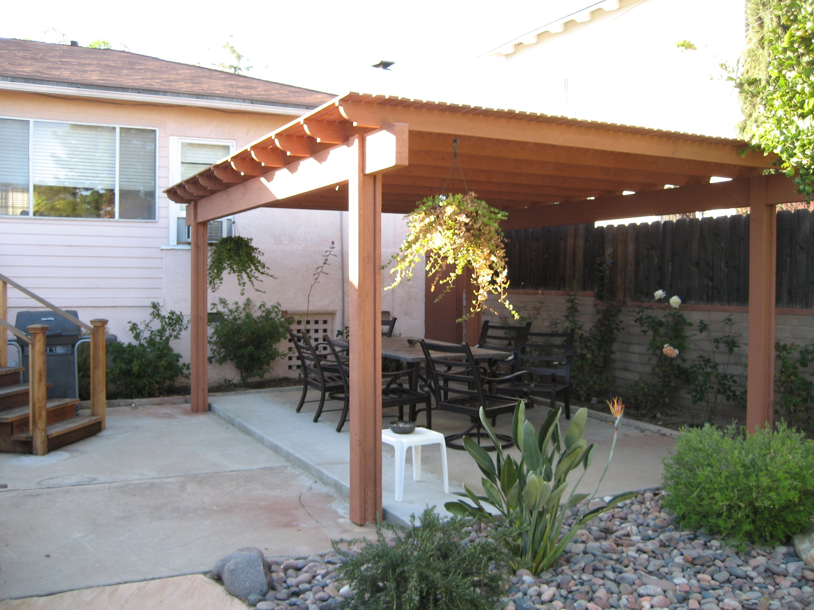 Exteriors Retty And Simple Open Patio Ideas With Nice in dimensions 2816 X 2112