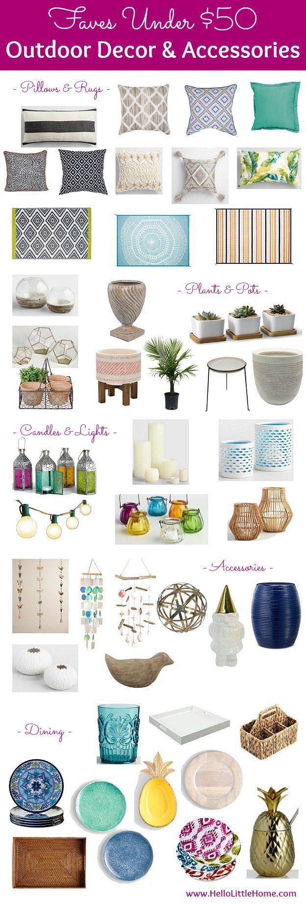 Faves Under 50 Outdoor Decor And Accessories Decorate for proportions 624 X 1845