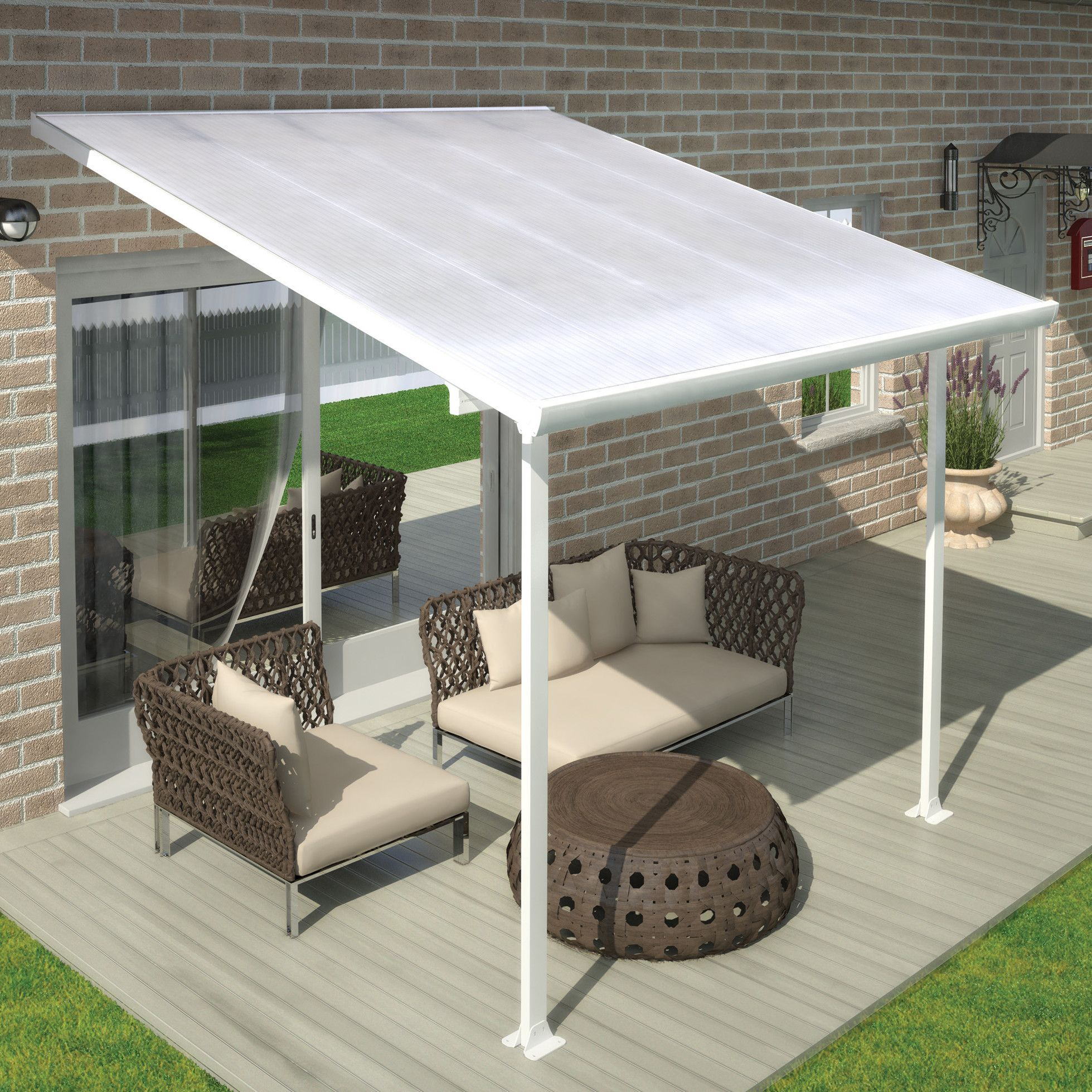 Feria 10 Ft W X 95 Ft D Patio Awning Backyard In 2019 inside dimensions 1959 X 1959