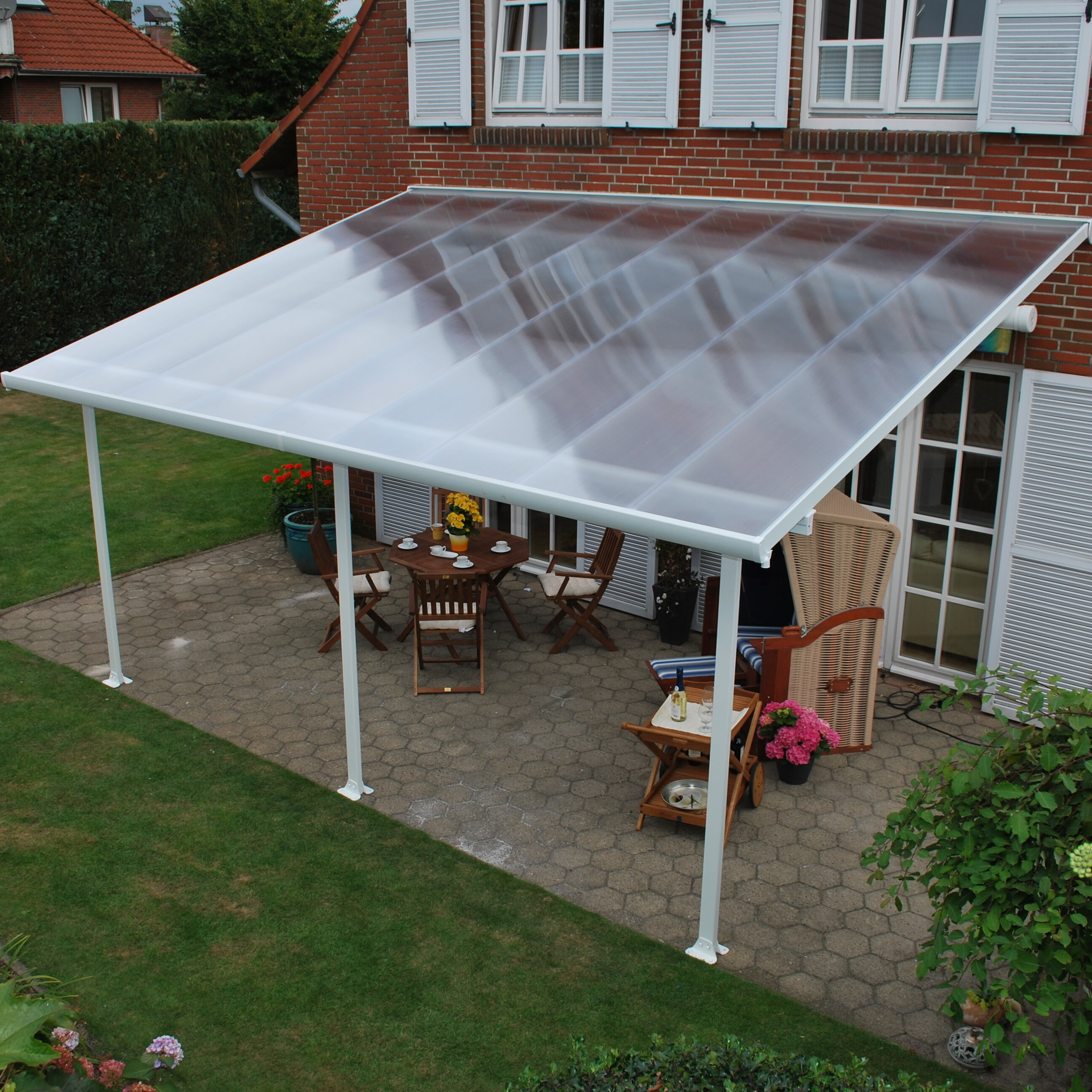 Feria 28 Ft W X 13 Ft D Patio Awning with regard to proportions 2592 X 2592