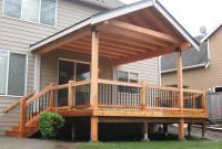 Fir Timber Framed Roof Cover Over Cedar Deck Built regarding measurements 3264 X 2448