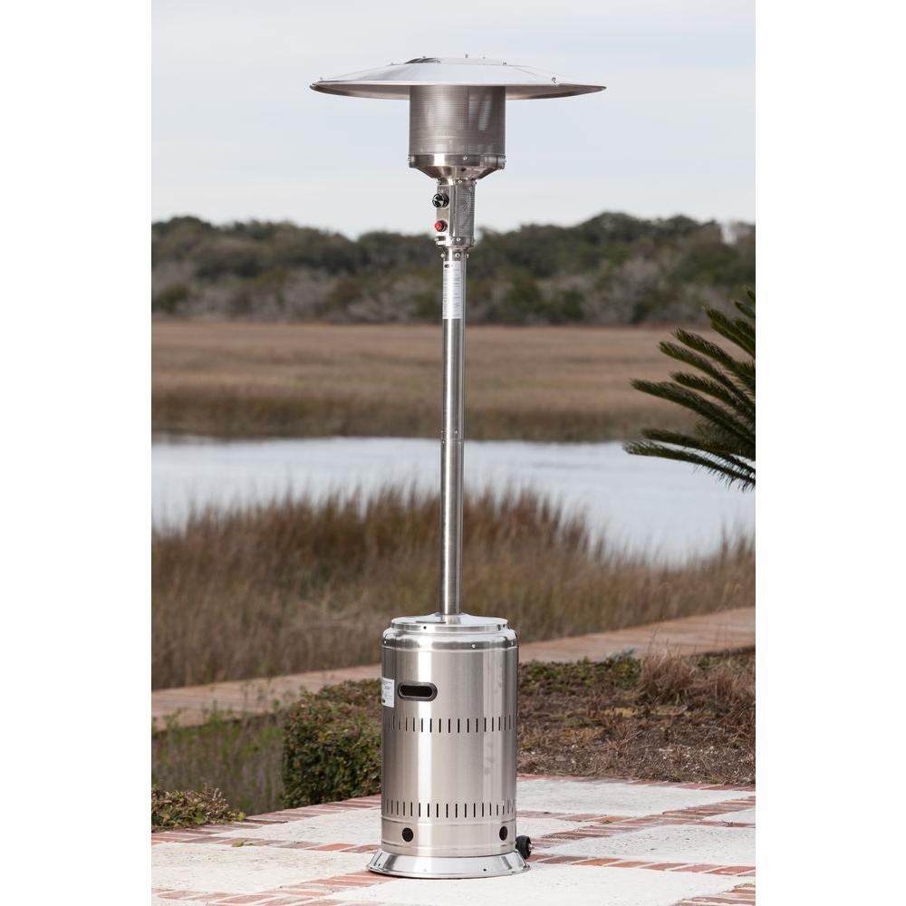 Fire Sense 46000 Btu Stainless Steel Propane Gas Commercial Patio Heater with size 1000 X 1000
