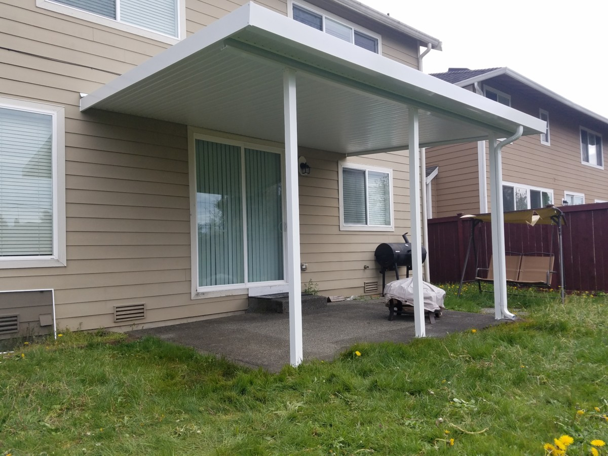 Flat Panel Patio Covers Installed In Puyallup Tacoma Enumclaw for dimensions 1200 X 900