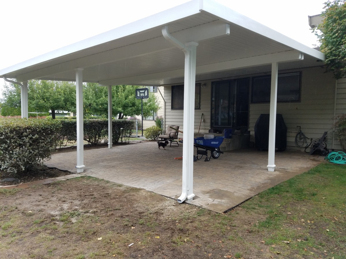 Flat Panel Patio Covers Installed In Puyallup Tacoma Enumclaw for proportions 1200 X 900