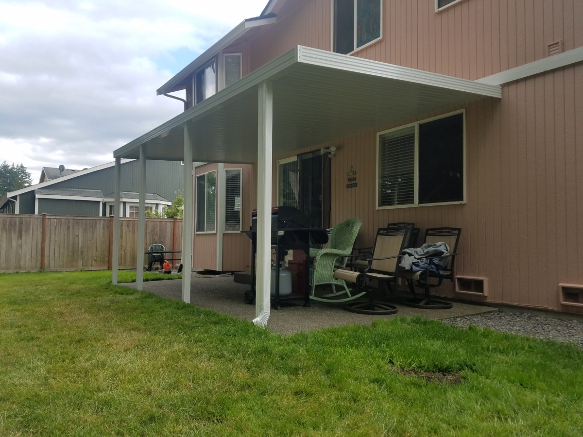 Flat Panel Patio Covers Installed In Puyallup Tacoma Enumclaw pertaining to dimensions 1200 X 900