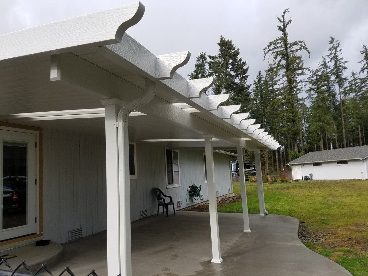 Flat Panel Patio Covers Installed In Puyallup Tacoma Enumclaw throughout sizing 1200 X 900