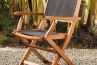 Folding Patio Chairs Wood Armchairs Mesh Seat Back pertaining to dimensions 2100 X 2462