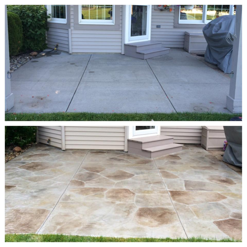 Fort Wayne Concrete Driveways Patios Stamped Stained with regard to measurements 960 X 960