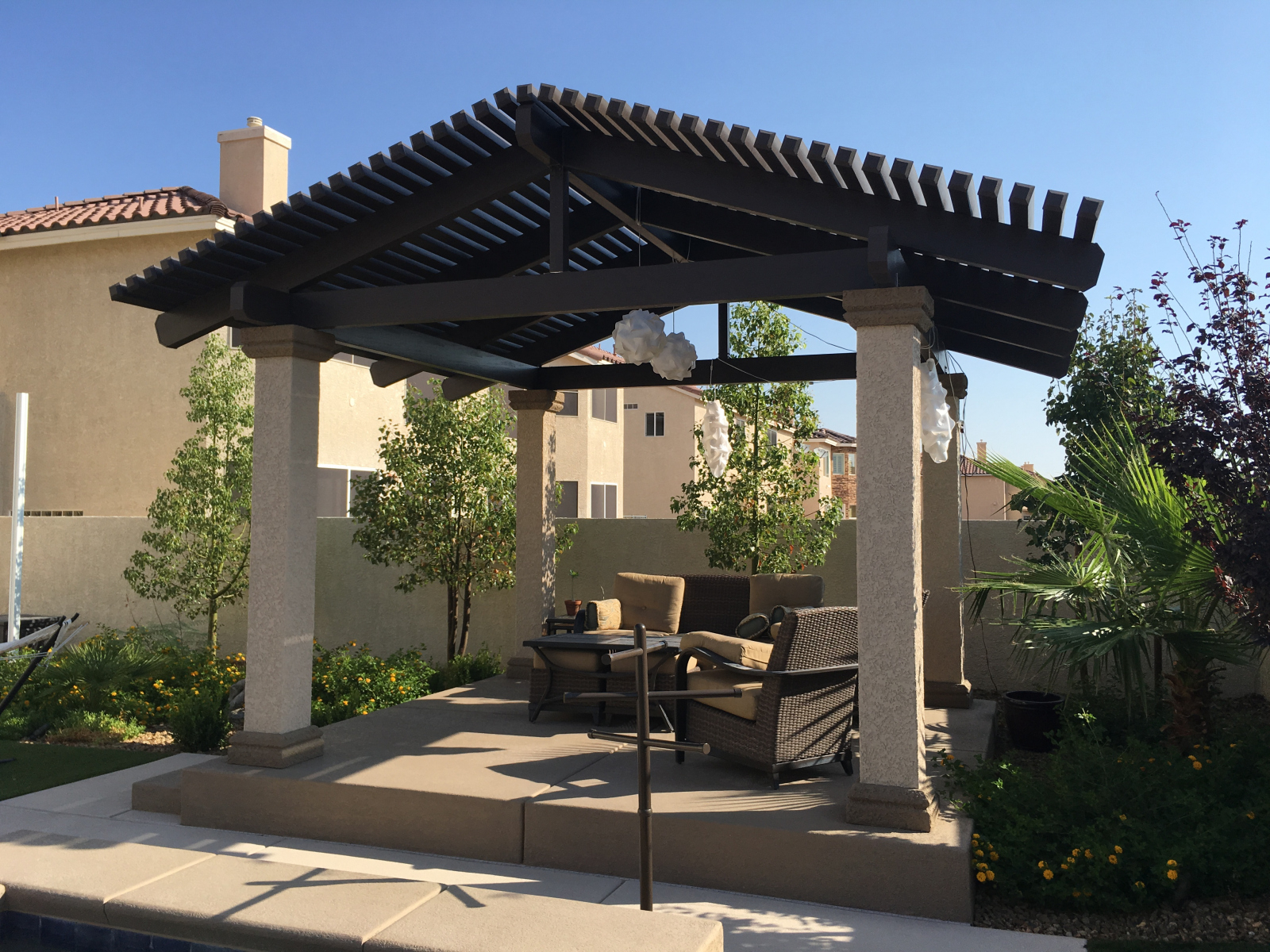 Freestanding Patio Covers Las Vegas Proficient Patios with regard to dimensions 1600 X 1200