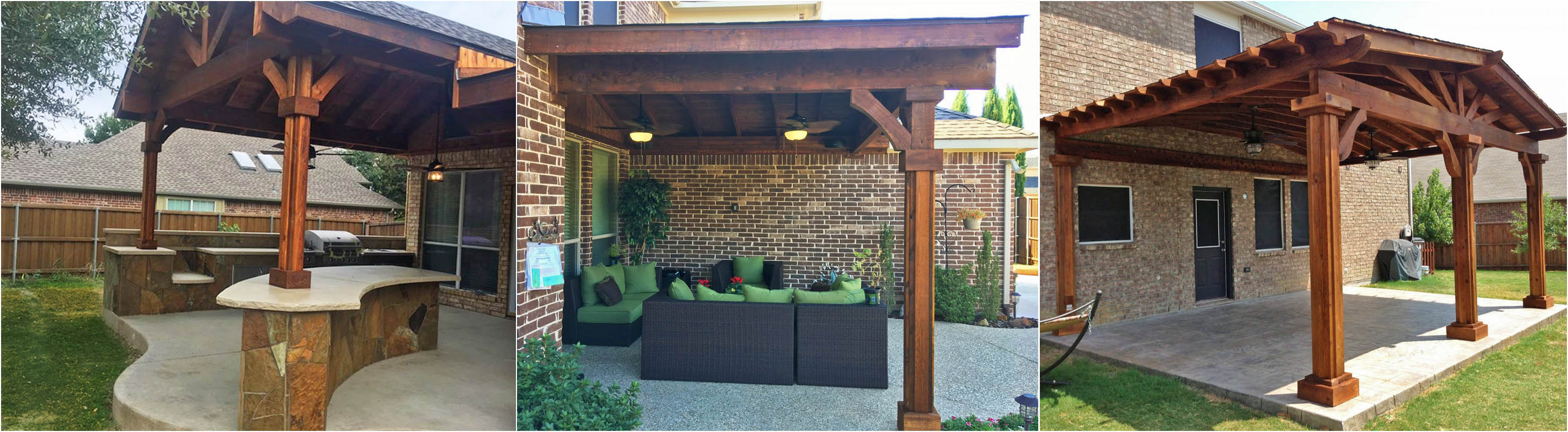 Frisco Patio Cover Companies Beautiful Backyard Living regarding size 2954 X 814