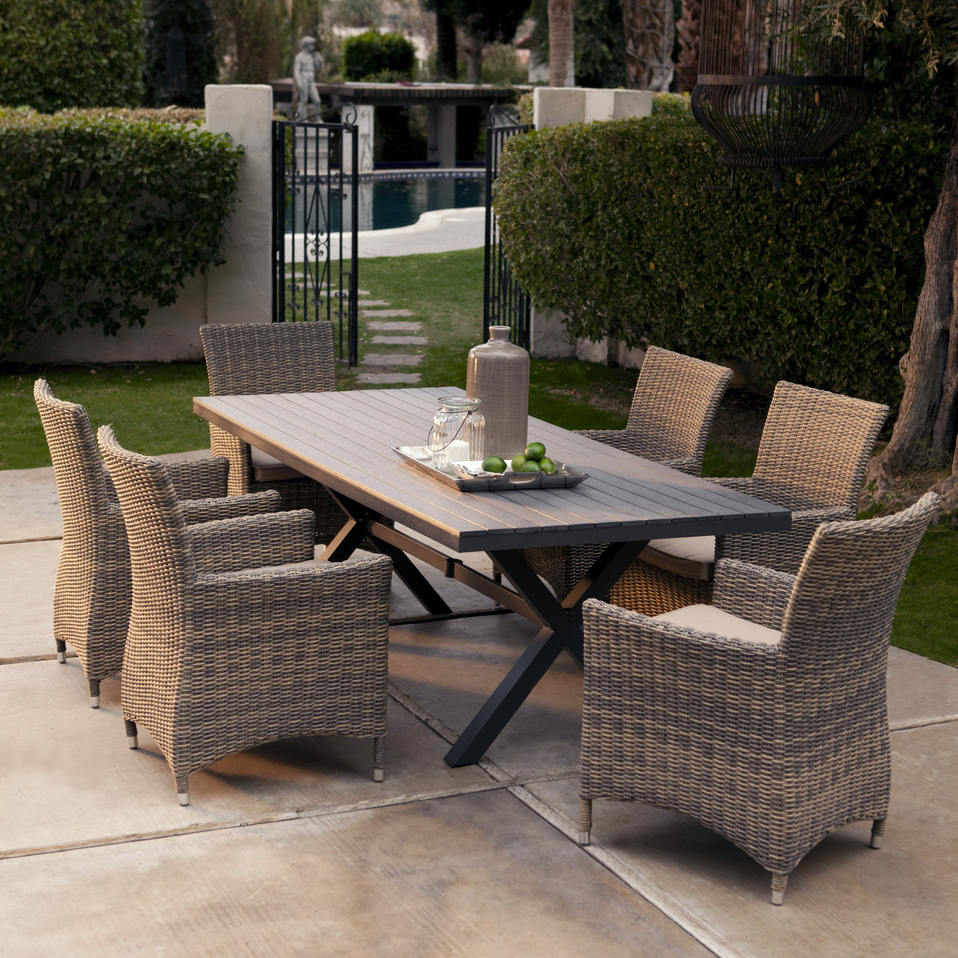 Furniture Fabulous Outdoor Patio Resin Wicker Rattan inside dimensions 3200 X 3200