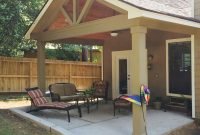 Gable Roof Patio Cover With Wood Stained Ceiling Patio inside sizing 1656 X 2208