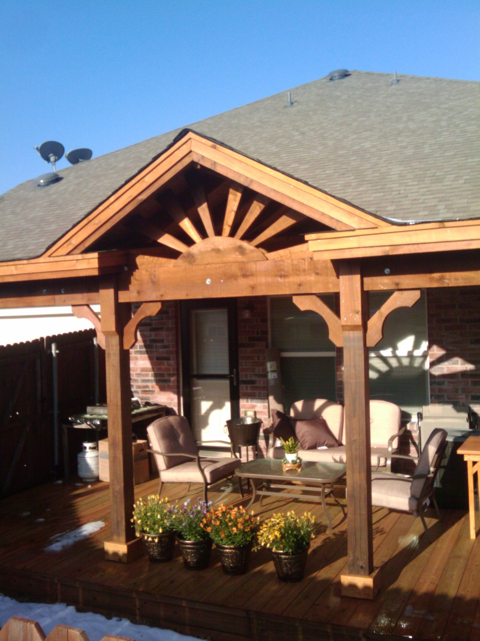 Gableroofranchstyle Patio Covers Are Custom Built To throughout measurements 1536 X 2048