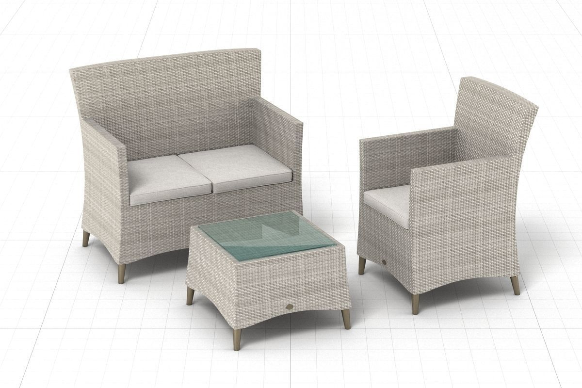 Garden Furniture Set 003 3d Model within sizing 1200 X 800