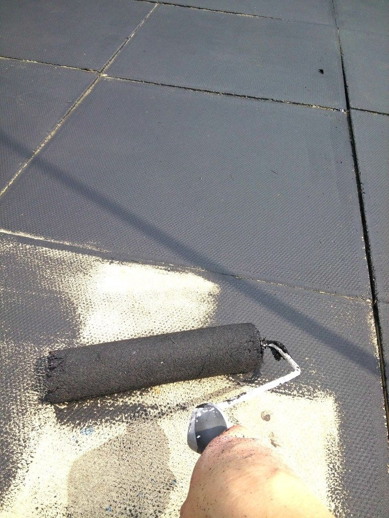 Garden Slabs Looking Tired Paint Them Black And Glitter throughout measurements 768 X 1024