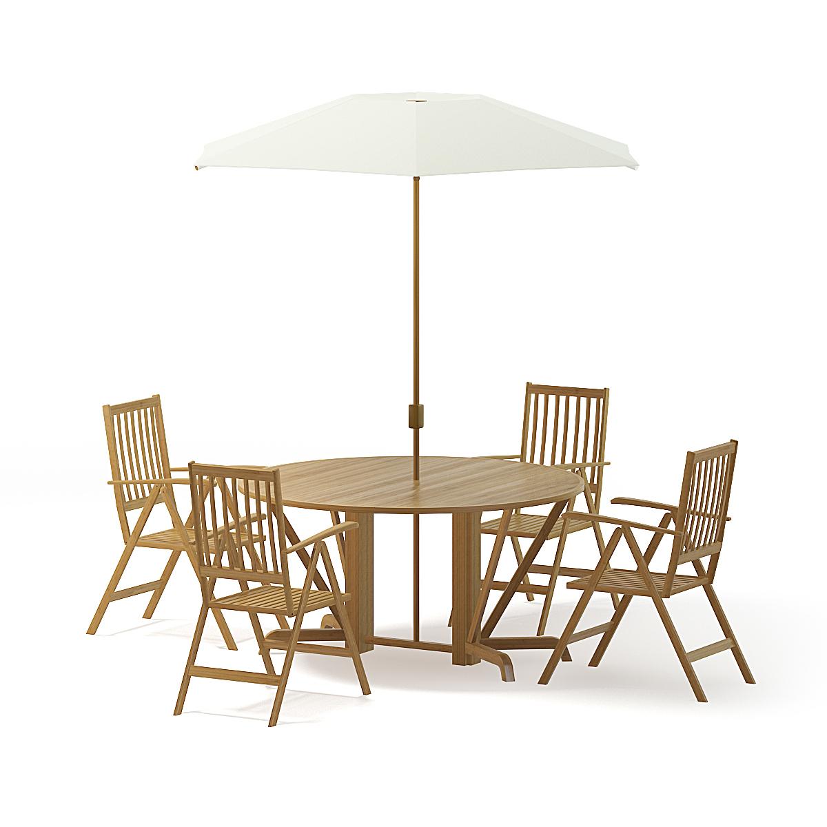 Garden Table Set 3d Model intended for dimensions 1200 X 1200