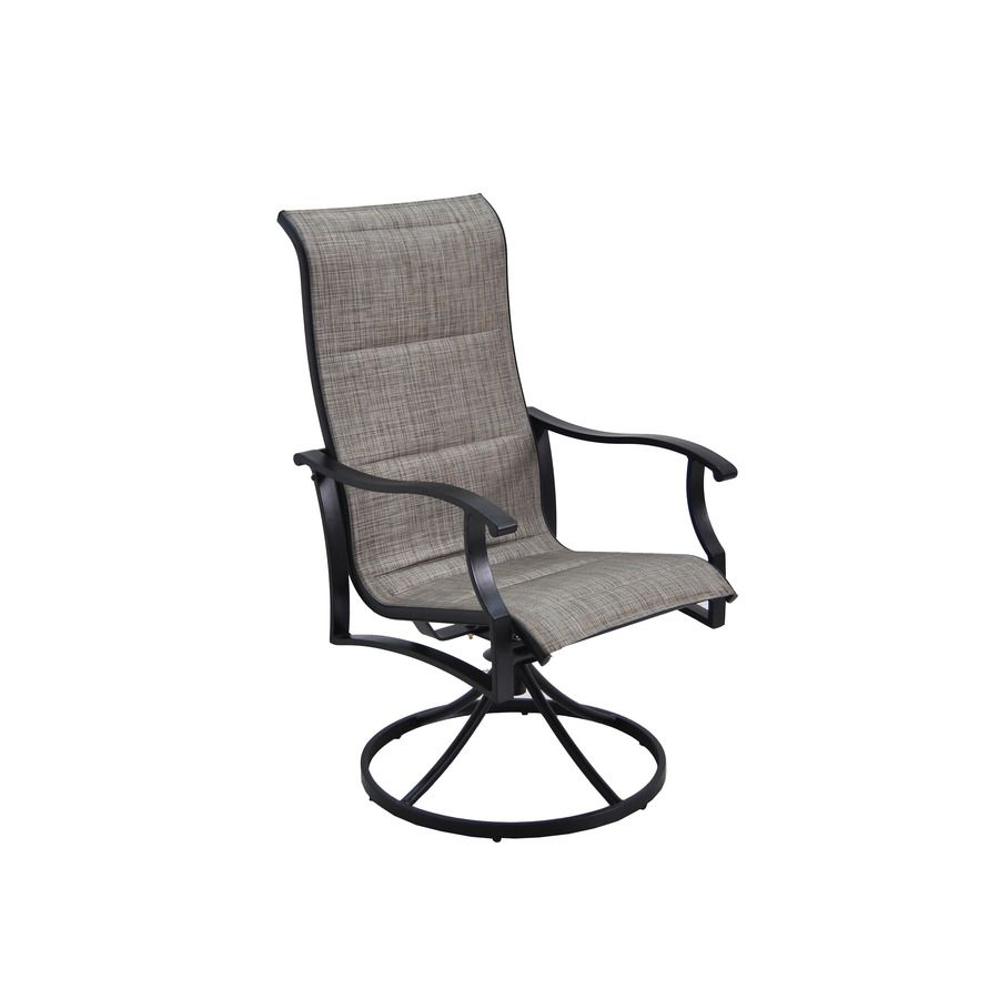 Garden Treasures Skytop 2 Count Black Steel Swivel Rocker with sizing 900 X 900