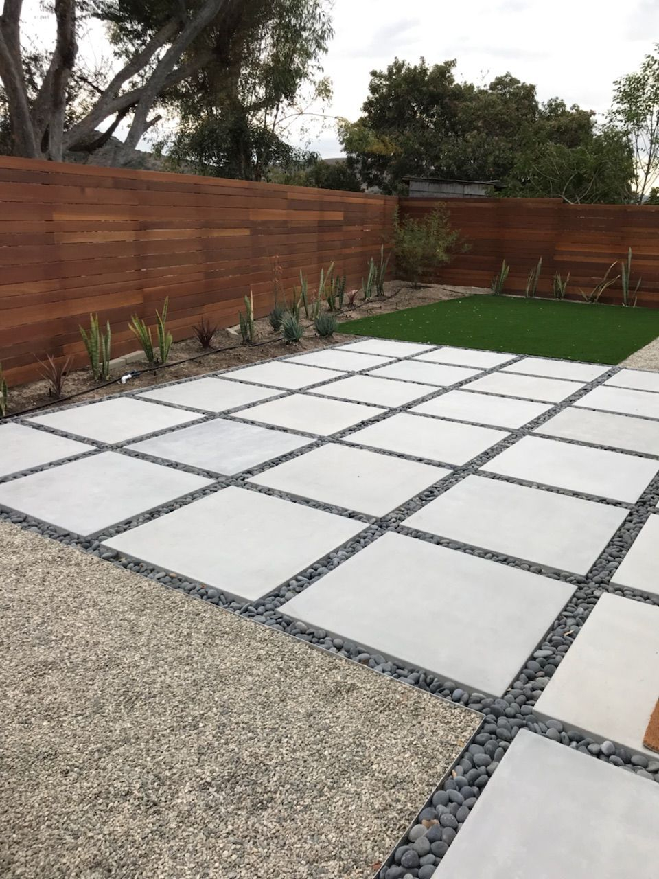 Genesis Stoneworks Created This Low Maintenance Modern Yard in measurements 960 X 1280